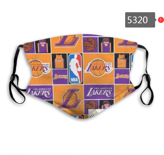 2020 NBA Los Angeles Lakers #2 Dust mask with filter